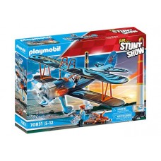 PLAYMOBIL AIR STUNTSHOW BIPLANO PHOENIX 70831 45PC